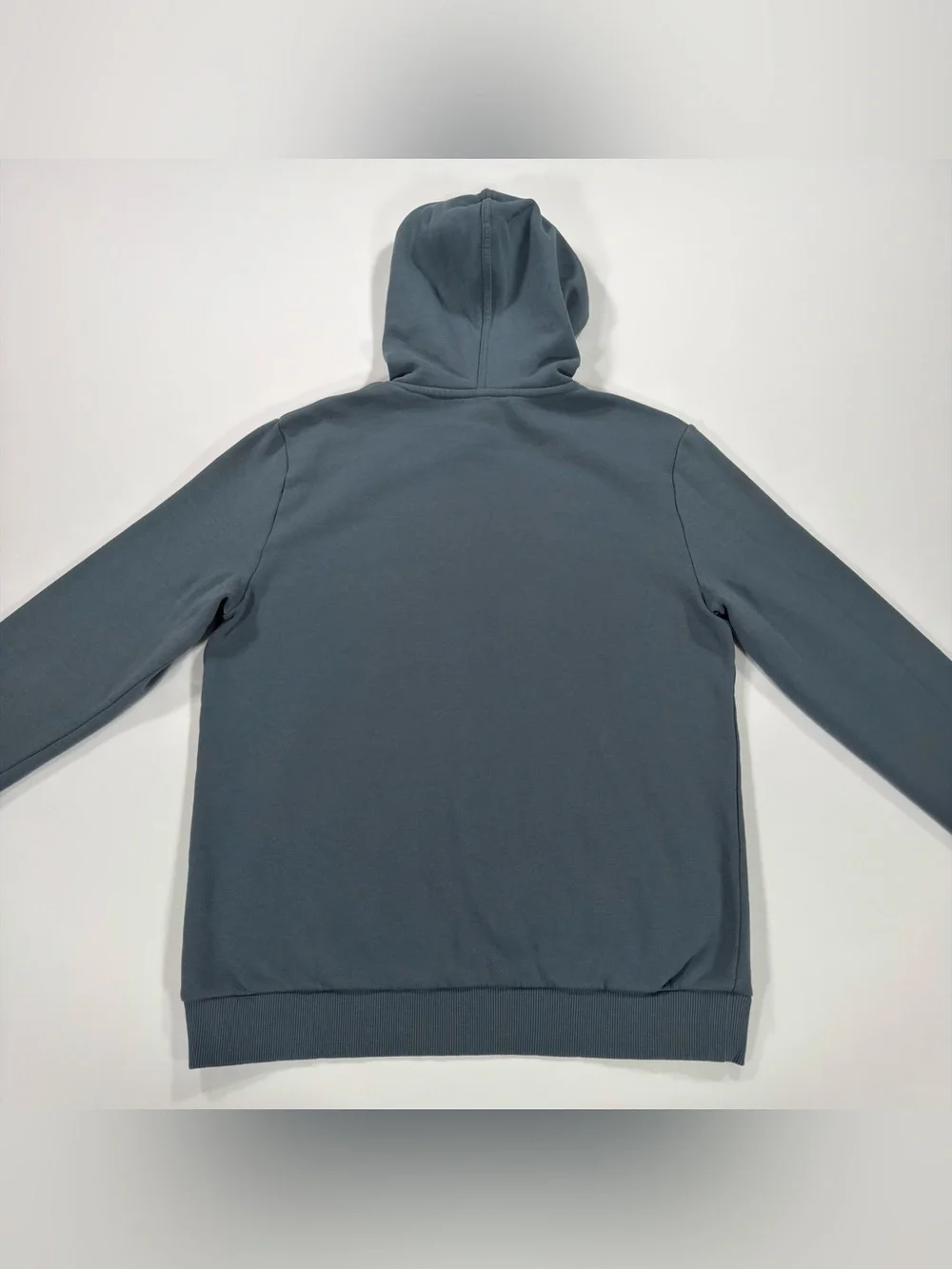 Calvin Klein Jeans Hoodie Mens M Blue Monogram Logo Fleece Pullover Sweatshirt - Picture 6 of 9